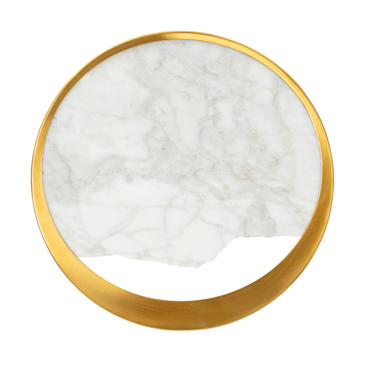 Aplica de perete Marble, Mauro Ferretti, 2 x E14, 40W, 24x6x24 cm, marmura/fier, auriu/alb marmorat - imagine 7